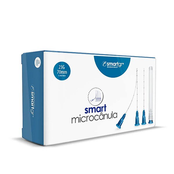 Smart Microcânula 23G X 70mm Caixa Com 10 Unidades - Smart Gr