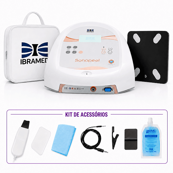 Sonopeel Aparelho de Peeling Ultrassônico 6x1 - Ibramed