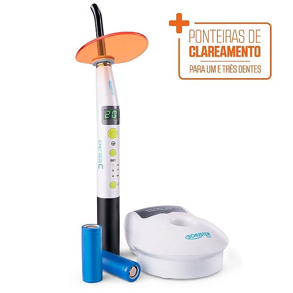 Fotopolimerizador Emitter C + Ponteiras De Clareamento - Schuster