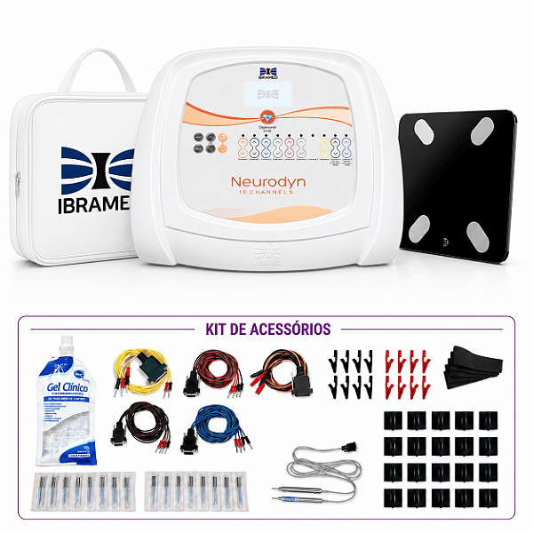 Neurodyn 10 Canais Aparelho de Corrente Aussie Russa - Ibramed