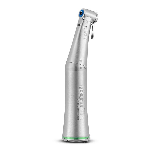 Peça De Mão Contra Ângulo Led Prata Aço Inoxidável - Schuster