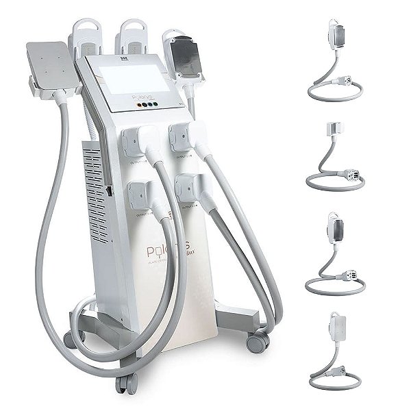 Combo Polarys Plaxx Aparelho De Criolipólise E Eletroestimulação Com Aplicadores Exclusivos - Ibramed