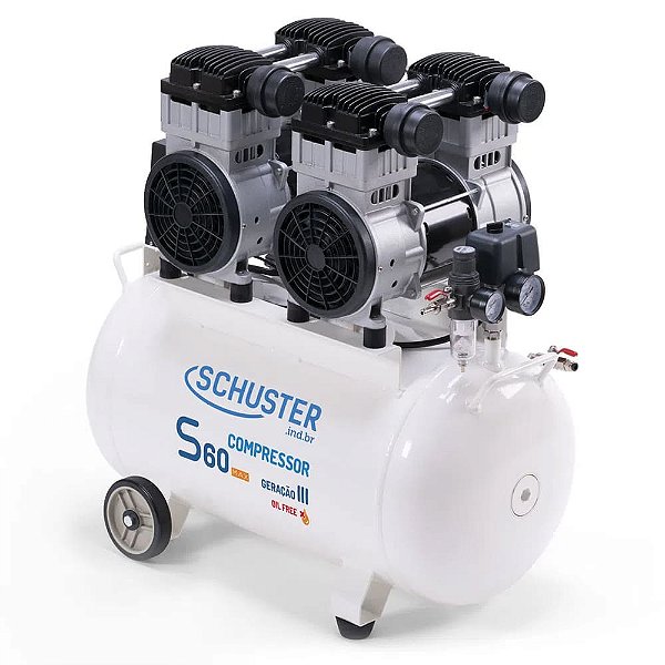 Compressor De Ar S60 Max 51L Geração III - Schuster