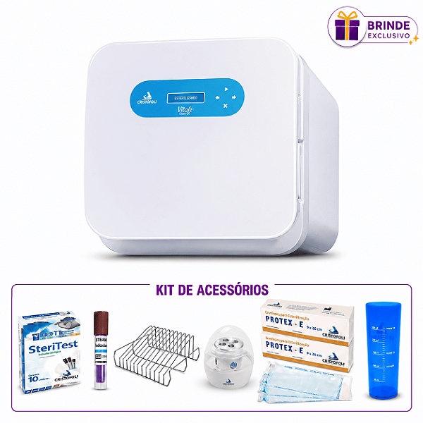 Autoclave Vitale Class CD 12 Litros Digital Bivolt- Cristófoli