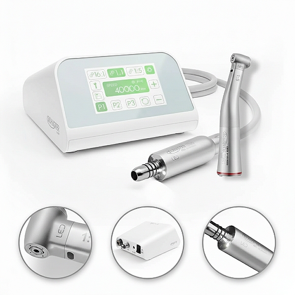 Micromotor Clinico Elétrico E-volt + Peça de Mão Contra Ângulo CM5 LED - Schuster
