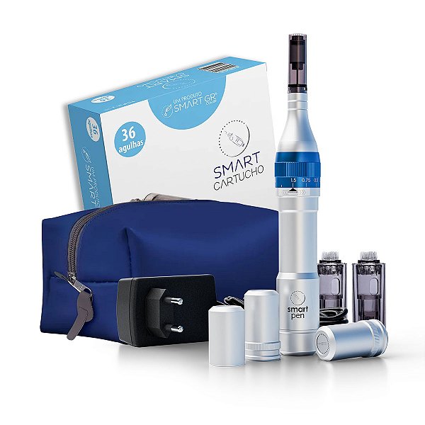 Derma Pen Caneta de Microagulhamento + Cartucho 36 Pontas - Smart Gr