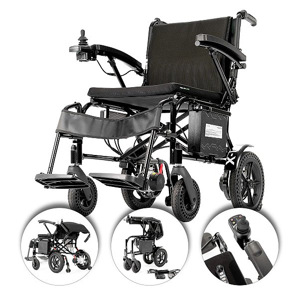 Cadeira De Rodas Motorizada X-Lite Até 120Kg Power Lite