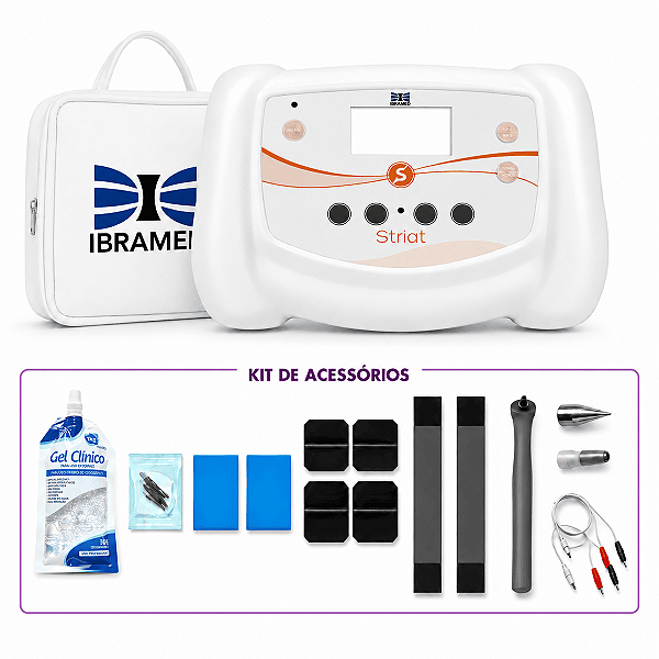 Novo Striat Aparelho De Corrente Microgalvânica - Ibramed