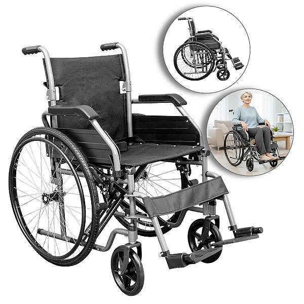 Cadeira De Rodas Basic Até 125Kg - Hidrolight