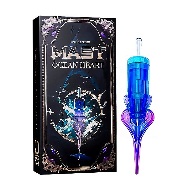 Cartucho Ocean Heart Caixa com 20 Unidades - Mast - 1001 RL