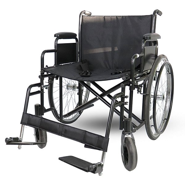 Cadeira De Rodas Modelo D500 Obeso Dobrável até 180 Kg Dellamed Embalagem Danificada - Outlet