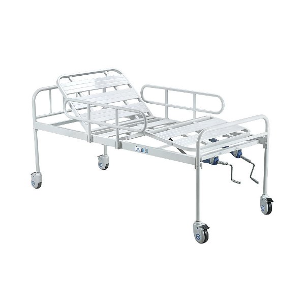 Cama Hospitalar 2 Movimentos Manual Até 180kg DX2 Dellamed Embalagem Danificada - OUTLET