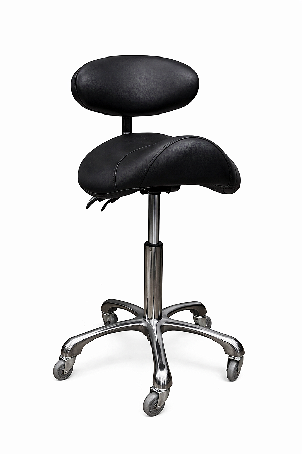 Mocho Sela Ajustável Ergonômico Com Encosto AL-A001 - Akmed - OUTLET