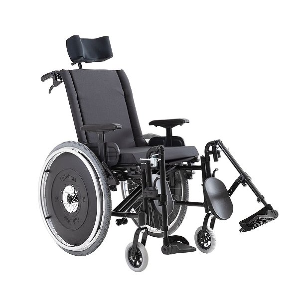 Cadeira De Rodas AVD Encosto Reclinável Até 120 Kg Ortobras - 38
