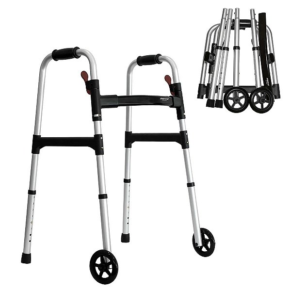 Andador Desmontável Com Rodas Até 130 Kg Código: BC1547 Mercur - OUTLET