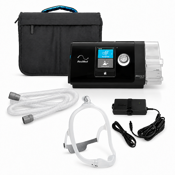 CPAP S10 Airsense 10 Autoset 4G Resmed + Máscara Nasal Dreamwear