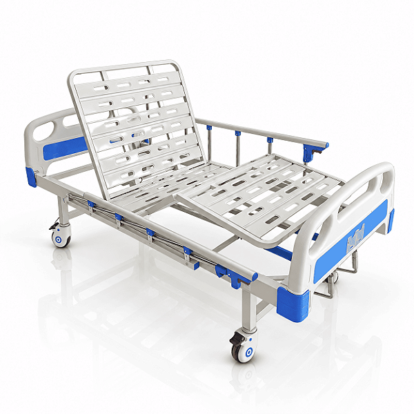Cama Hospitalar Manual com 2 Movimentos Até 250 Kg - Longevitech