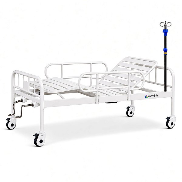 Cama Hospitalar 02 Manivelas Standard Até 180 Kg - Movilife