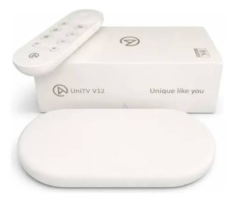 TV Box Unitv V12 24GB 2GB RAM 4K Branco