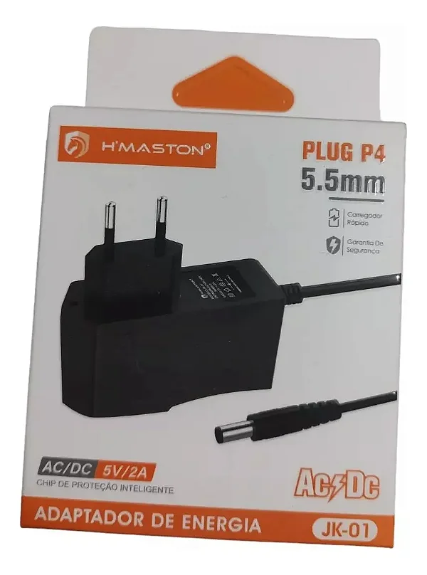 Fonte Alimentação Bivolt 12V 2A Plugue P4 5.5mm
