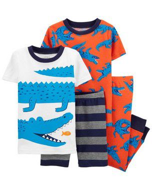 PIJAMA 4 PEÇAS CARTER'S - JACARÉ - MENINO