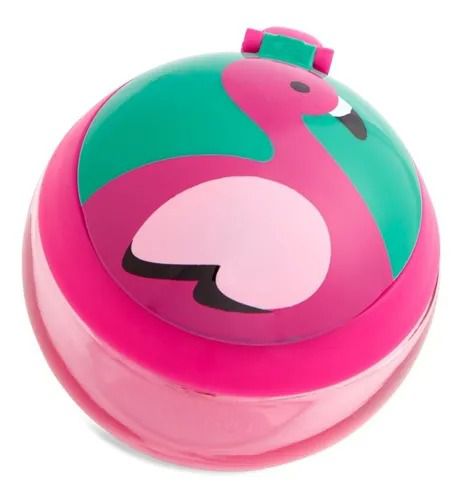 PORTA BISCOITOS E FRUTAS - FLAMINGO - SKIP HOP