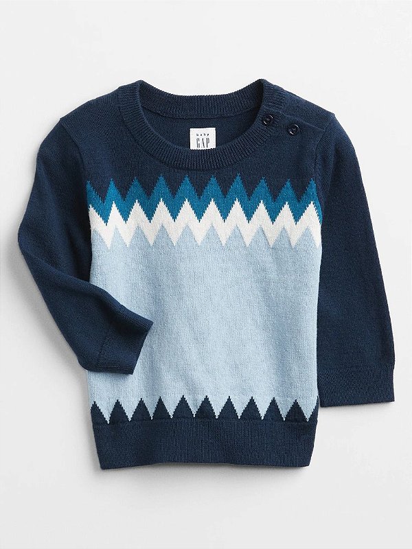 BLUSA DE FIO GAP - AZUL - MENINO