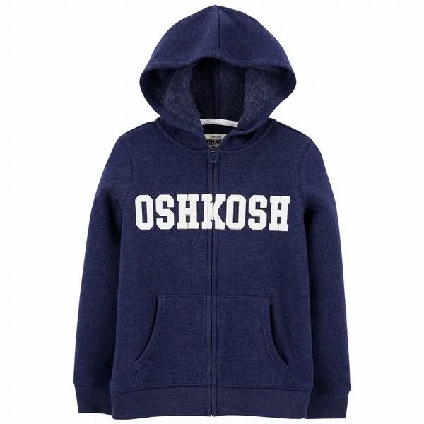 MOLETOM FLANELADO OSHKOSH - AZUL - MENINO