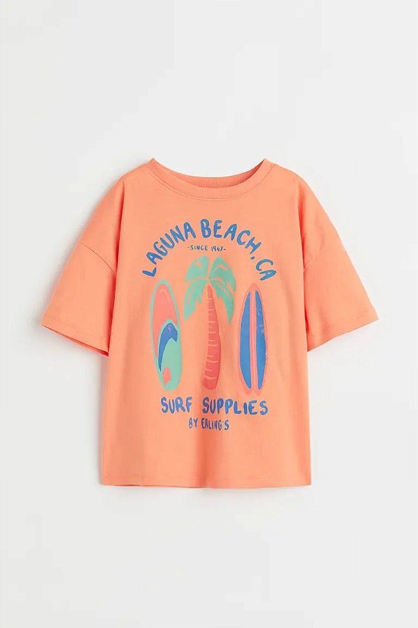 CAMISETA MANGA CURTA H&M - LAGUNA BEACH - MENINO