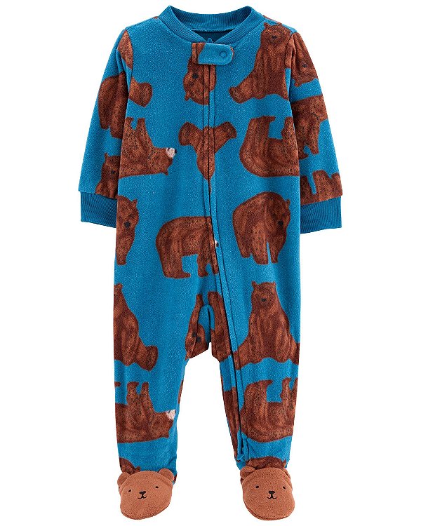 MACACÃO FLEECE CARTER'S - URSO - MENINO