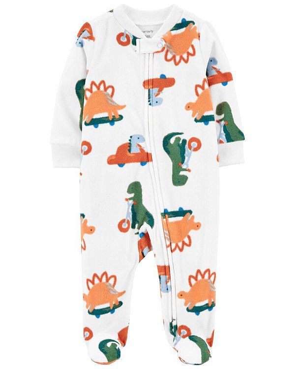 MACACÃO FLEECE CARTER'S - DINO - MENINO