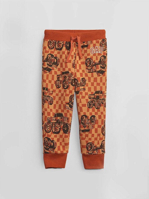 CALÇA MOLETOM FLANELADO GAP - MONSTER TRUCK - MENINO