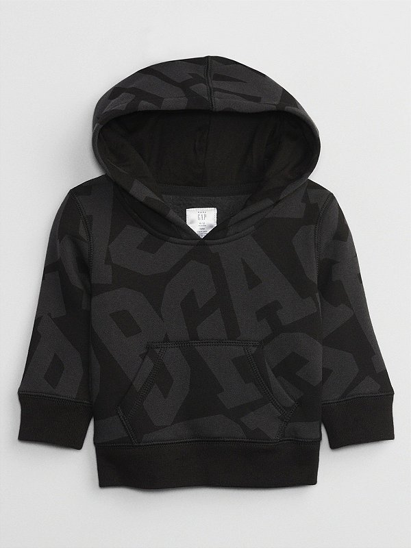 MOLETOM FLANELADO GAP - PRETO - MENINO