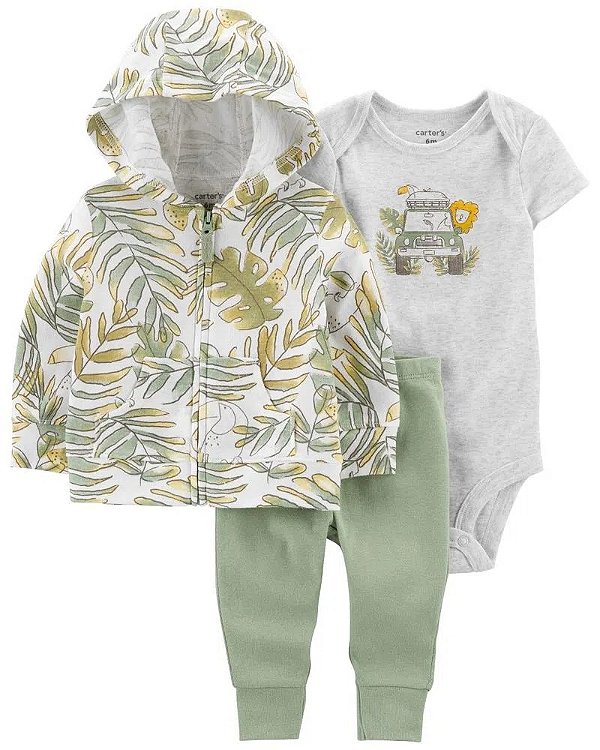 CONJUNTO 3 PEÇAS CARTER'S - TUCANO - MENINO
