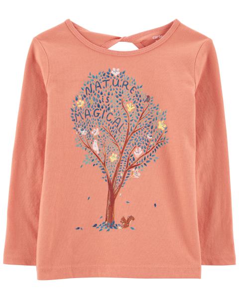 CAMISETA MANGA LONGA CARTER'S - ÁRVORE - MENINA