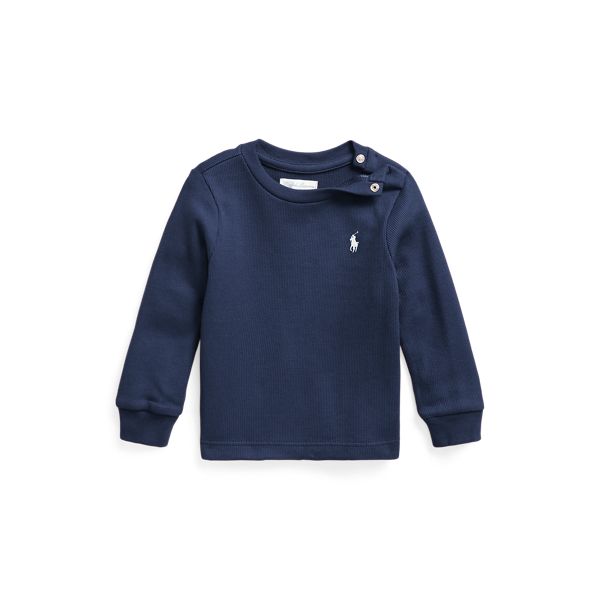 CAMISETA MANGA LONGA POLO RALPH LAUREN - AZUL - MENINO