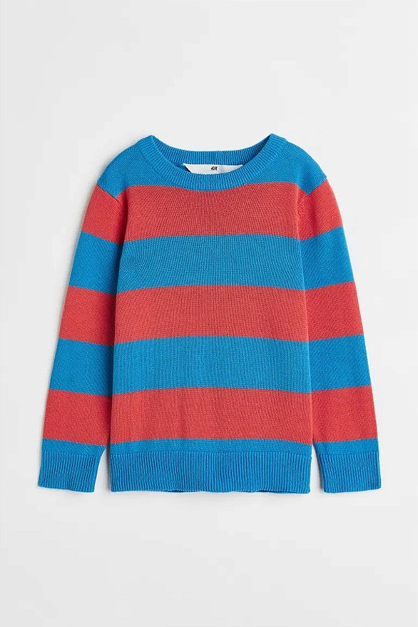BLUSA DE FIO H&M - LISTRADO - MENINO