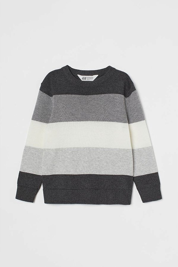 BLUSA DE FIO H&M - LISTRADINHA - MENINO