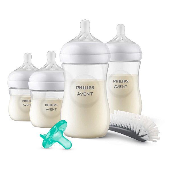 CONJUNTO 6 PEÇAS PHILIPS AVENT- PÉTALA BICO 0m+  E 1m+/ 2x 125ml  2x 260ml  (anti-cólica)