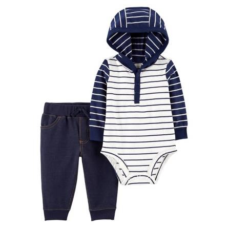 CONJUNTO 2 PEÇAS CARTER'S - LISTRADO - MENINO