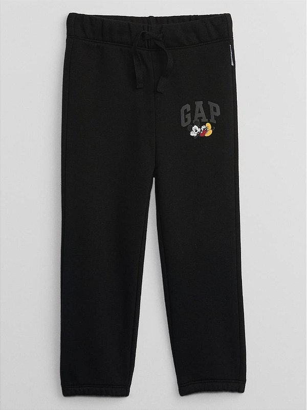 CALÇA MOLETOM FLANELADO GAP - PRETA MICKEY - UNISSEX