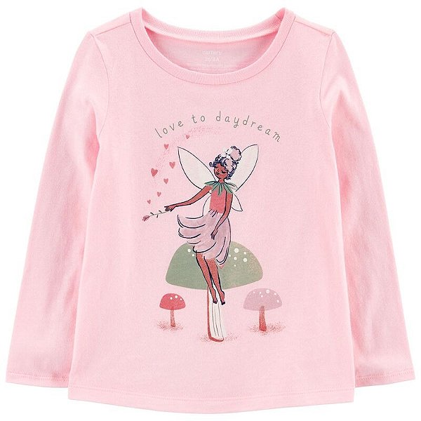 CAMISETA MANGA LONGA CARTER'S - FADINHA - MENINA
