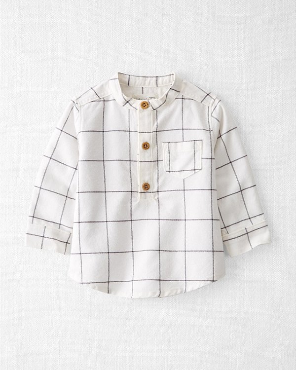 CAMISA MANGA LONGA LITTLE PLANET by CARTER'S - XADREZ - MENINO