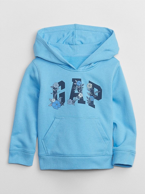 MOLETOM GAP - AZUL FLORAL - MENINA