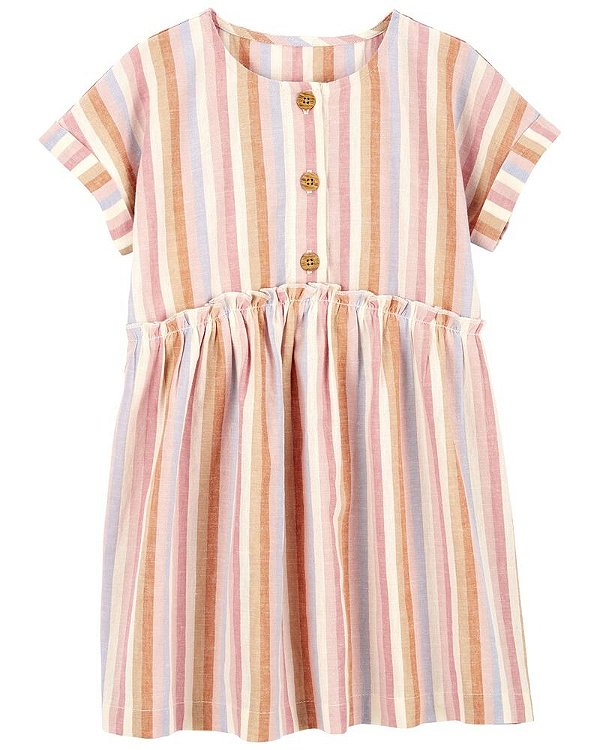 VESTIDO CARTER'S - LISTRAS - MENINA