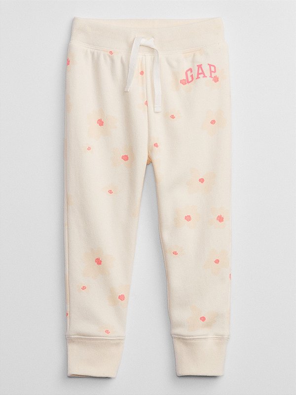 CALÇA MOLETOM GAP - FLORZINHAS - MENINA