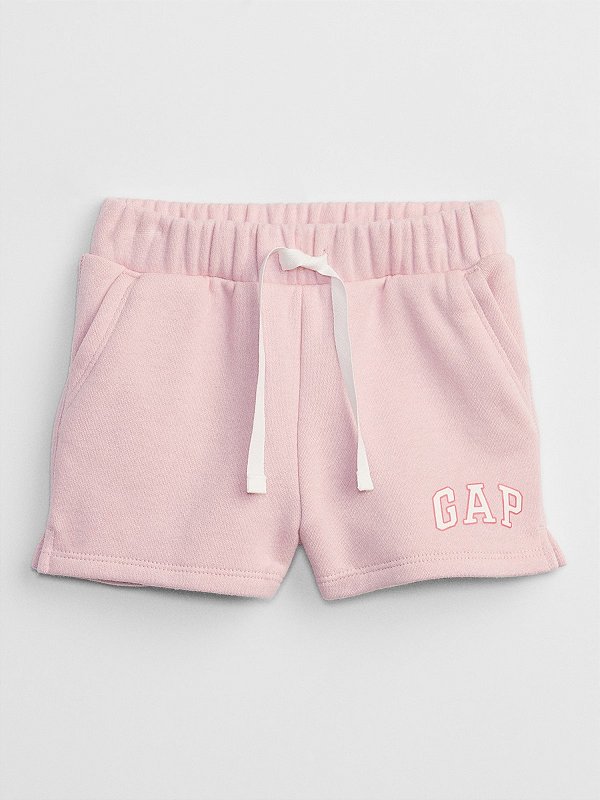 BERMUDA MOLETOM GAP - ROSA - MENINA