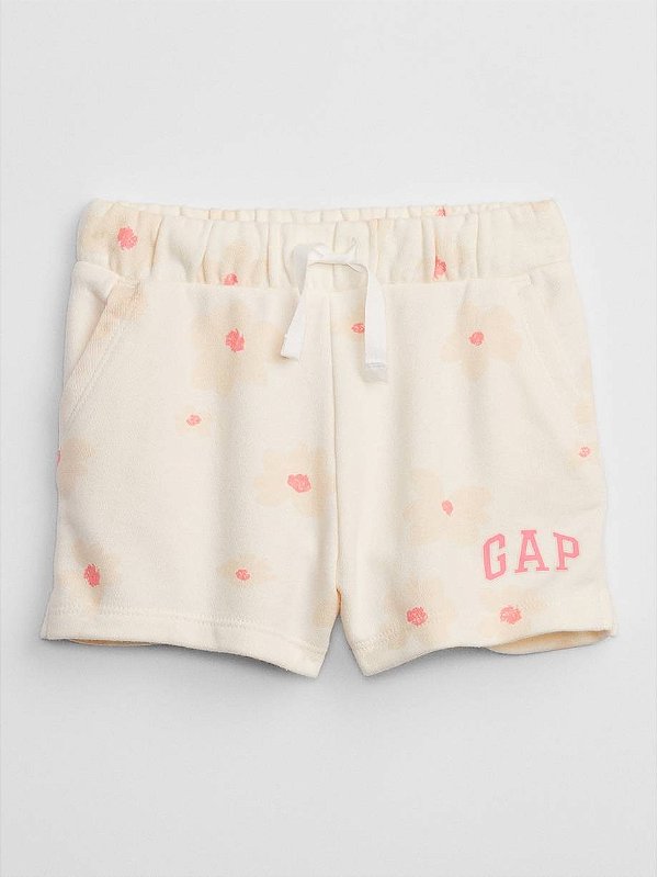 BERMUDA MOLETOM GAP - FLORAL - MENINA