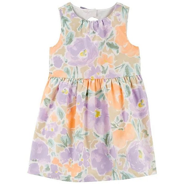 VESTIDO CARTER'S - FLORAL - MENINA