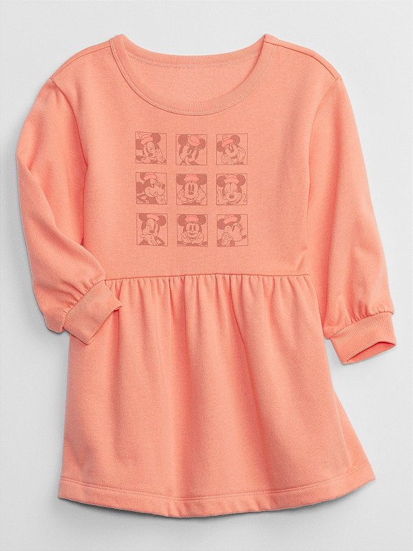 VESTIDO FLANELADO GAP - MINNIE CORAL - MENINA